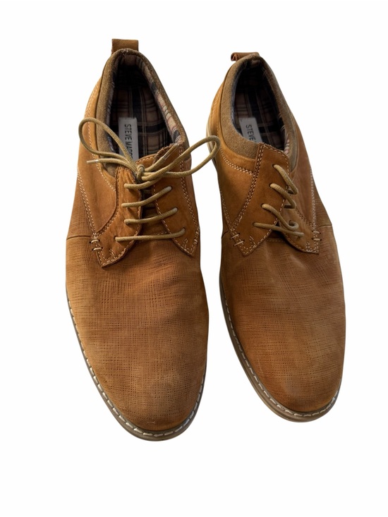 Steve Madden Men’s 11.5 Brown Leather Oxford Ferraro Lace Casual Dress Shoes S2 main image 7